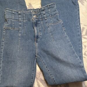 We The Free Blue Flare & Wide Leg Jeans